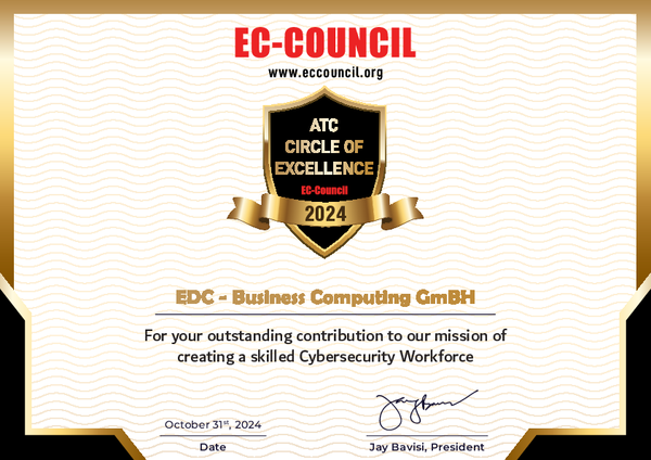 2024 EC-Council ATC Circle of Excellence Award